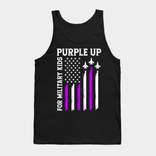 Purple Up For Military Kids Military Child Month Tank Top